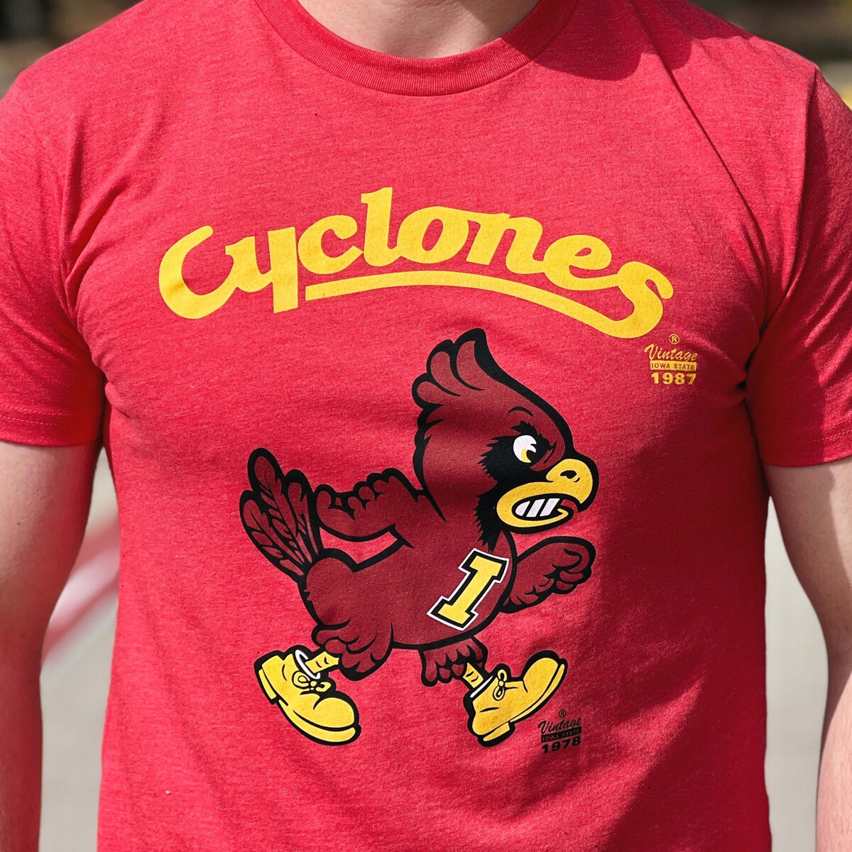 Homefield Cyclones Walking Cy Cardinal T-Shirt